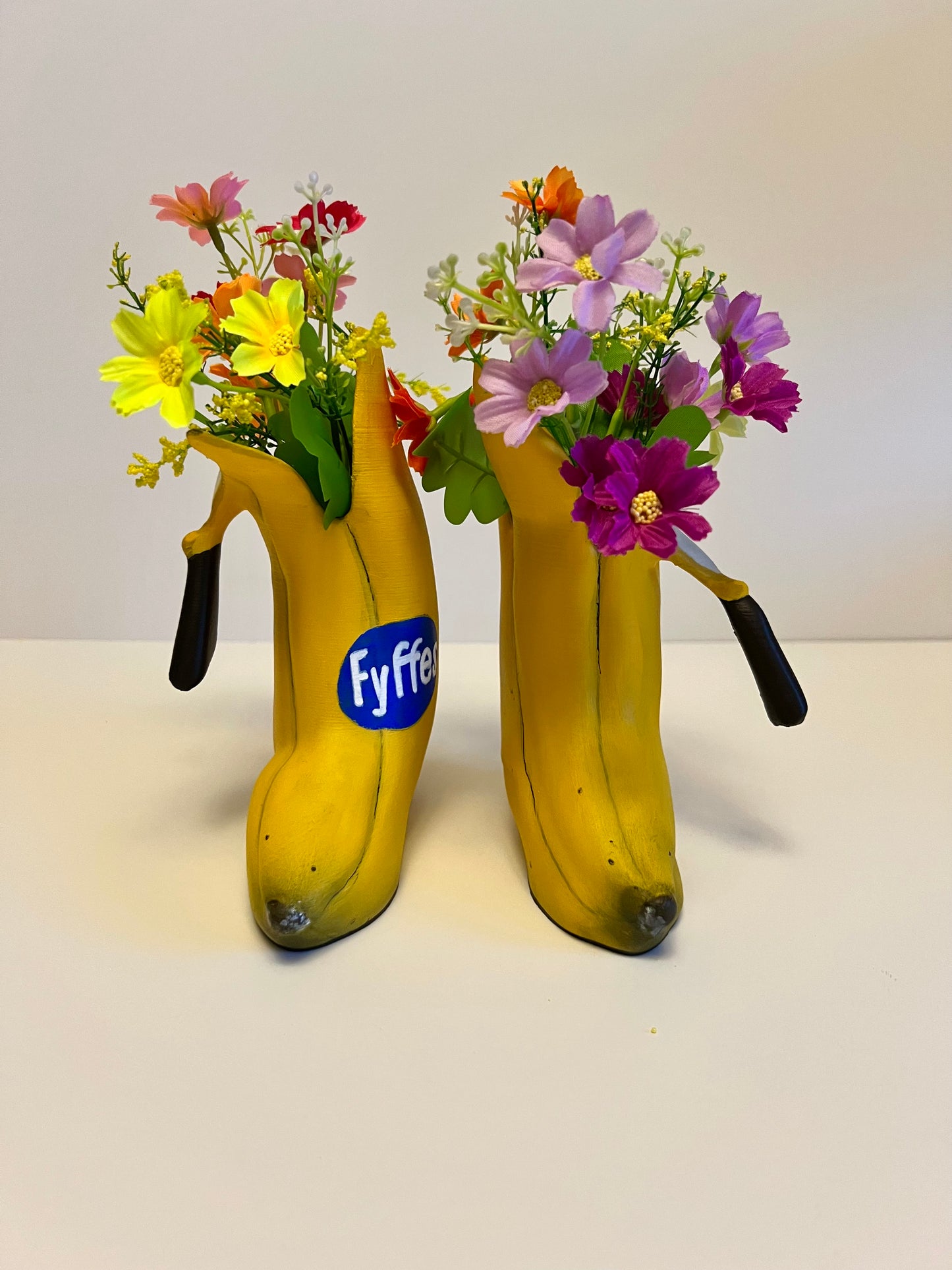 PRE ORDER! Billy’s Banana Boots – Pop Art Tribute Vase (Inspired by Billy’s Original Boots)