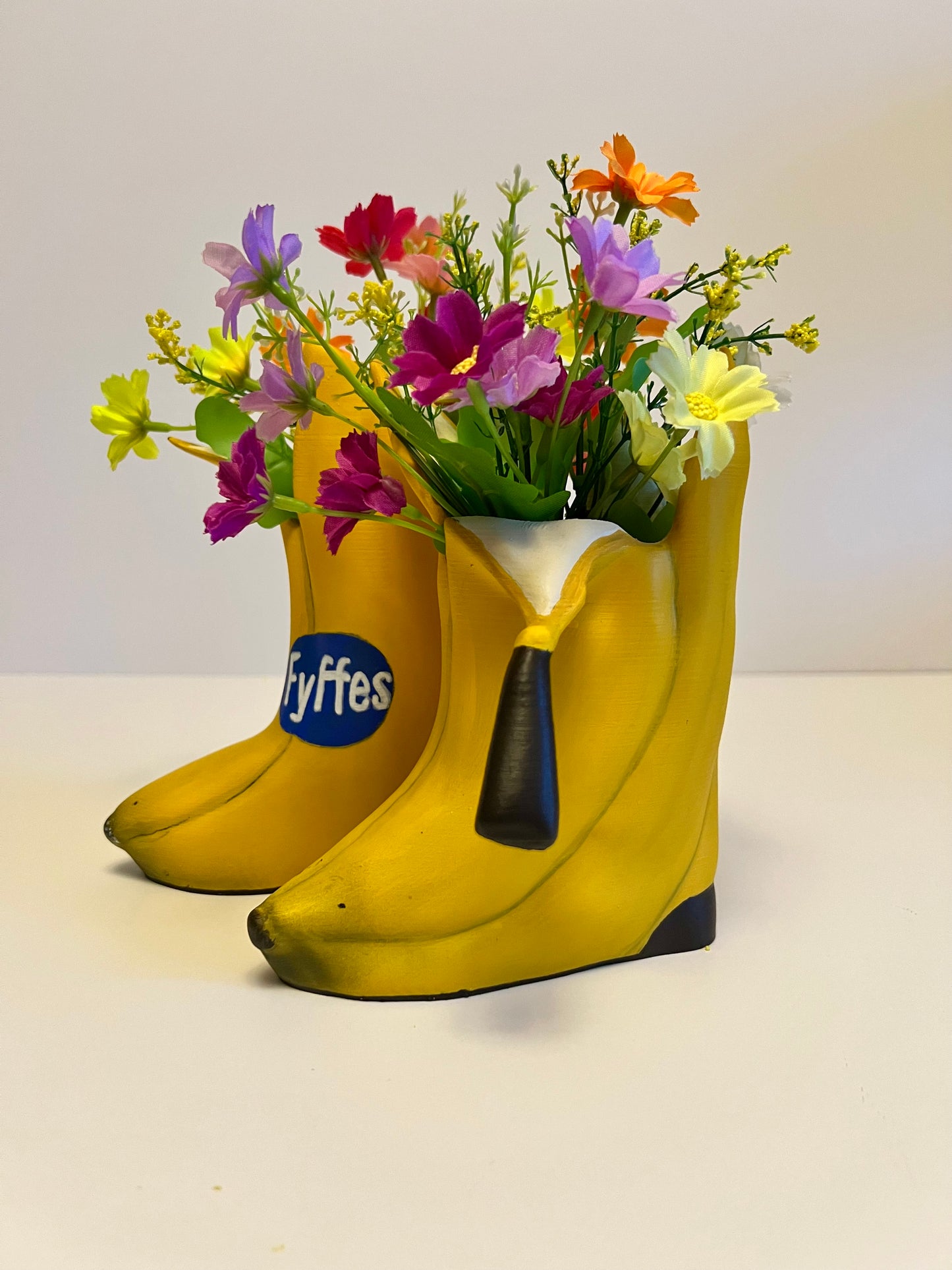 PRE ORDER! Billy’s Banana Boots – Pop Art Tribute Vase (Inspired by Billy’s Original Boots)